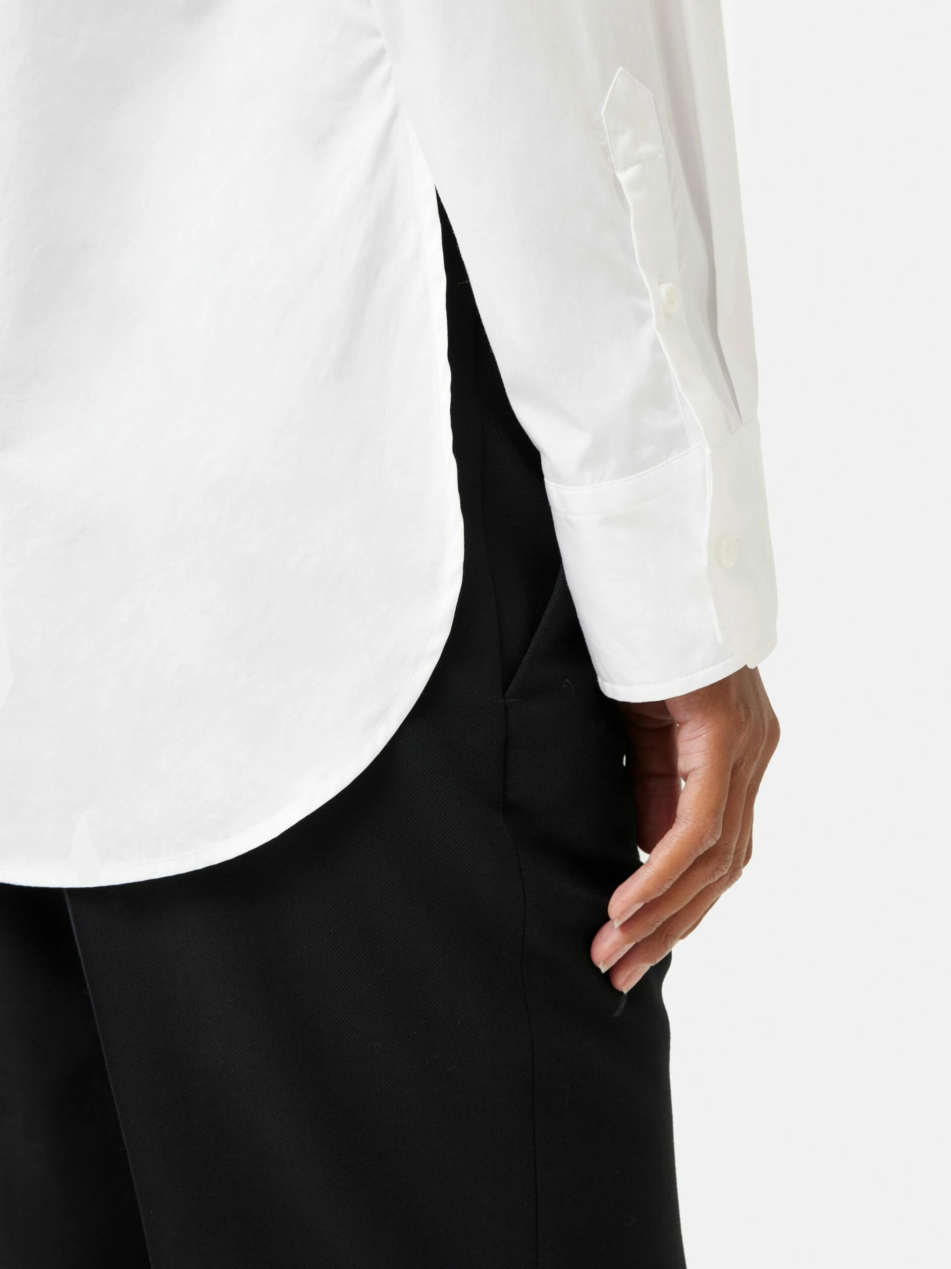 Cotton Poplin Shirt | White 4 Cotton Poplin Shirt | White - Image 4