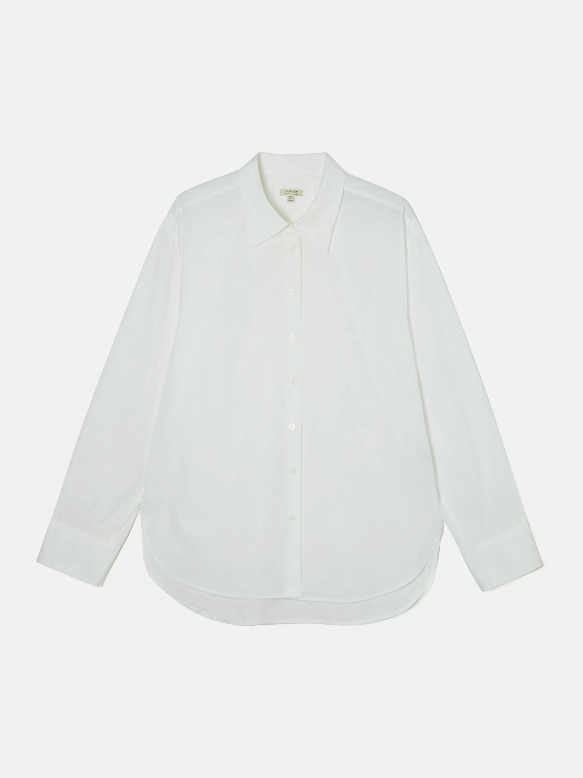 Cotton Poplin Shirt | White 7 Cotton Poplin Shirt | White - Image 7