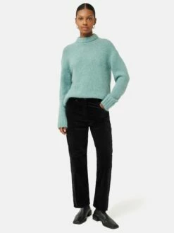 Delmont Velvet Jean | Black 7 Delmont Velvet Jean | Black -Jigsaw Shop J48384 BK000 0