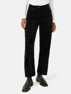 Delmont Velvet Jean | Black