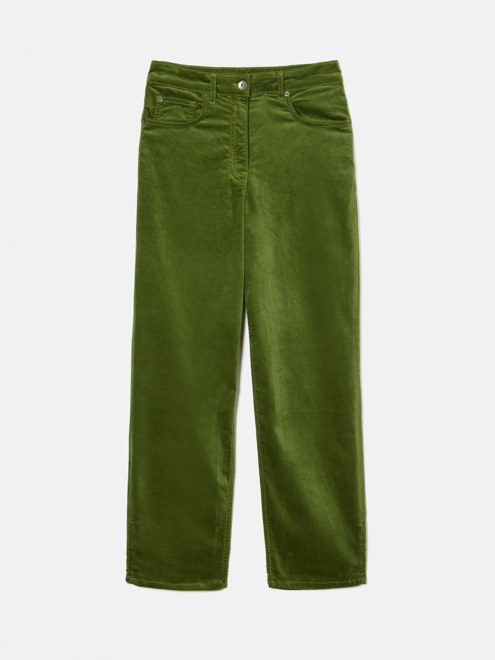 Delmont Velvet Jean | Green 7 Delmont Velvet Jean | Green - Image 7
