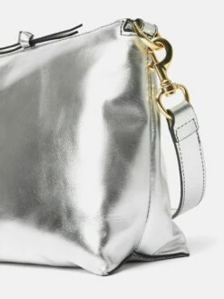 Ava Leather Crossbody | Silver 9 Ava Leather Crossbody | Silver -Jigsaw Shop J48511 GY009 STILL 7