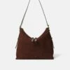 Large Trafalgar Shoulder Bag | Burgundy
