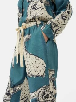 Corgi Modal Pyjama | Blue 10 Corgi Modal Pyjama | Blue -Jigsaw Shop J48514 BL000 4