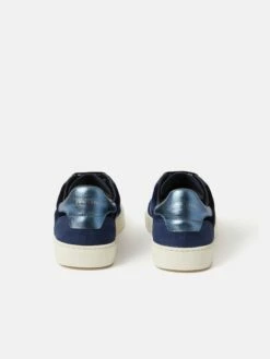 Portland Velvet Trainer | Navy 15 Portland Velvet Trainer | Navy -Jigsaw Shop J48518 BL010 STILL 5