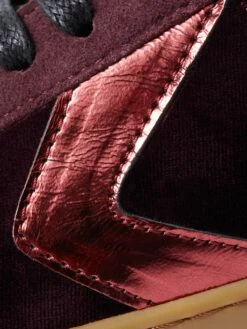 Portland Velvet Trainer | Burgundy -Jigsaw Shop J48518 RE004 STILL 8